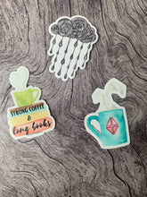 Load image into Gallery viewer, ๐ Strong Coffee & Long Books ๐-Sticker