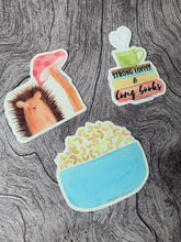 Load image into Gallery viewer, ๐ Strong Coffee & Long Books ๐-Sticker
