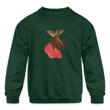 Load image into Gallery viewer, Kids' Crewneck Sweatshirt - forest green