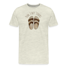 Load image into Gallery viewer, Yeah, I Buy Stocks Men's Premium T-Shirt - heather oatmeal
