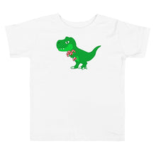 Load image into Gallery viewer, Christmas T-Rex Toddler Tee