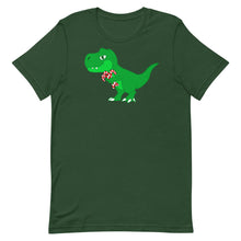 Load image into Gallery viewer, Christmas T-Rex Adult T-Shirt