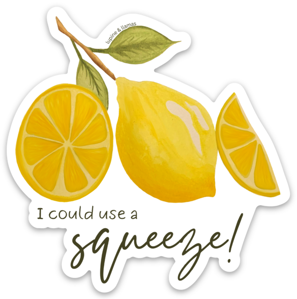 🍋 I Could Use A Squeeze 🍋-Sticker