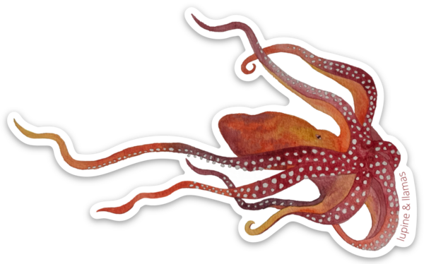 🌊🐙 Pacific Octopus 🐙🌊- Sticker