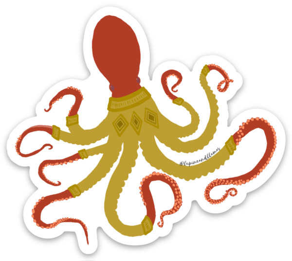 🐙Octopus in a Sweater🐙 - Sticker