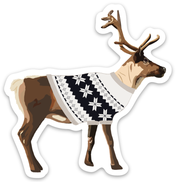 🦌 Nordic Reindeer 🦌 -Sticker