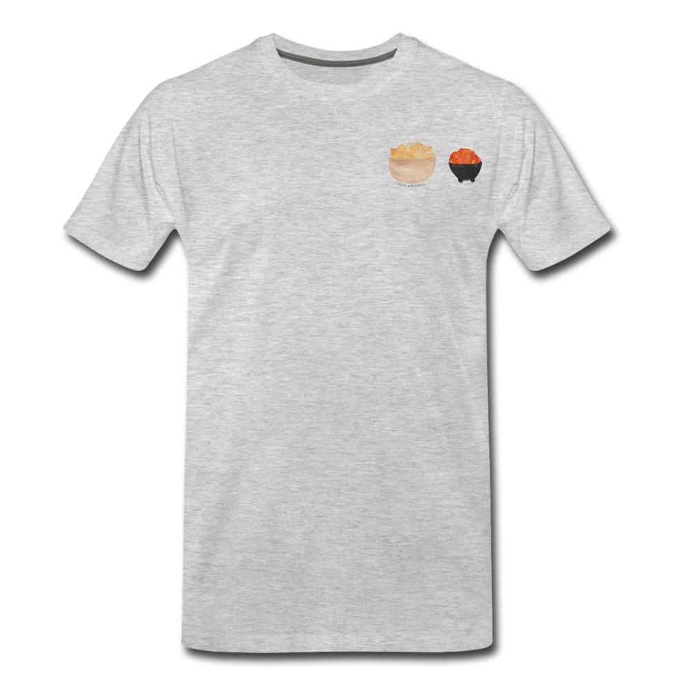 Men's Premium T-Shirt salsaaaa - heather gray