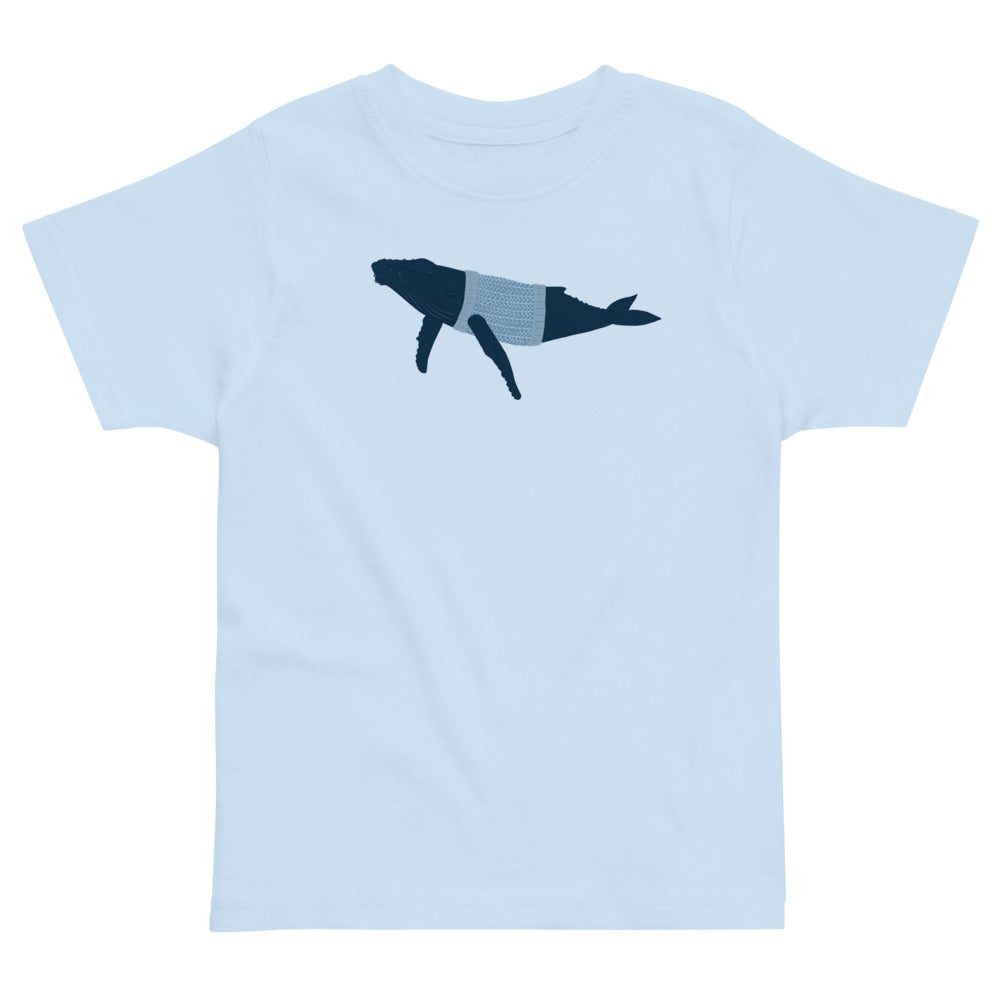 Whale in a Sweater Toddler T-shirt