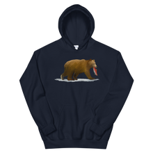 Load image into Gallery viewer, Bear + Salmon Adult Hoodie
