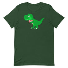 Load image into Gallery viewer, Christmas T-Rex Adult T-Shirt
