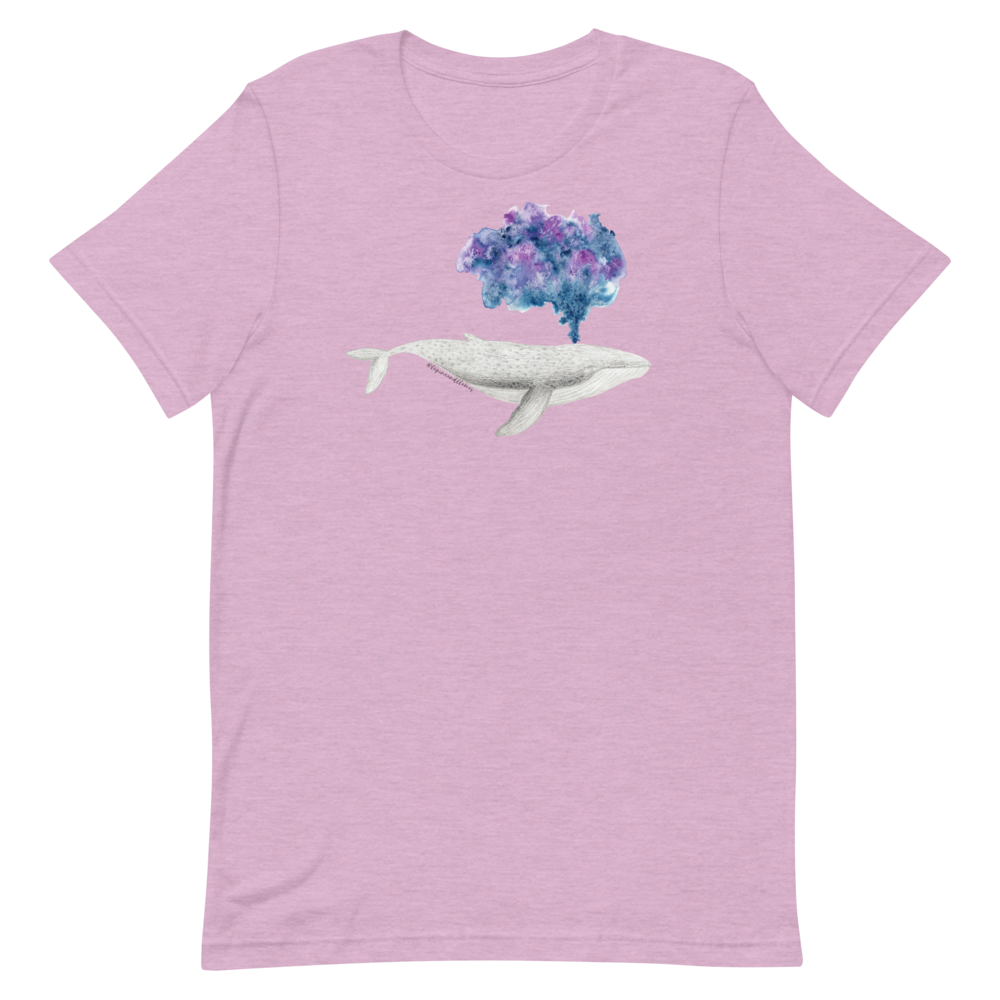 Spouting Whale Adult T-Shirt