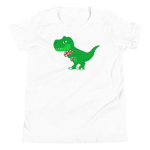 Load image into Gallery viewer, Christmas T-Rex Youth T-Shirt
